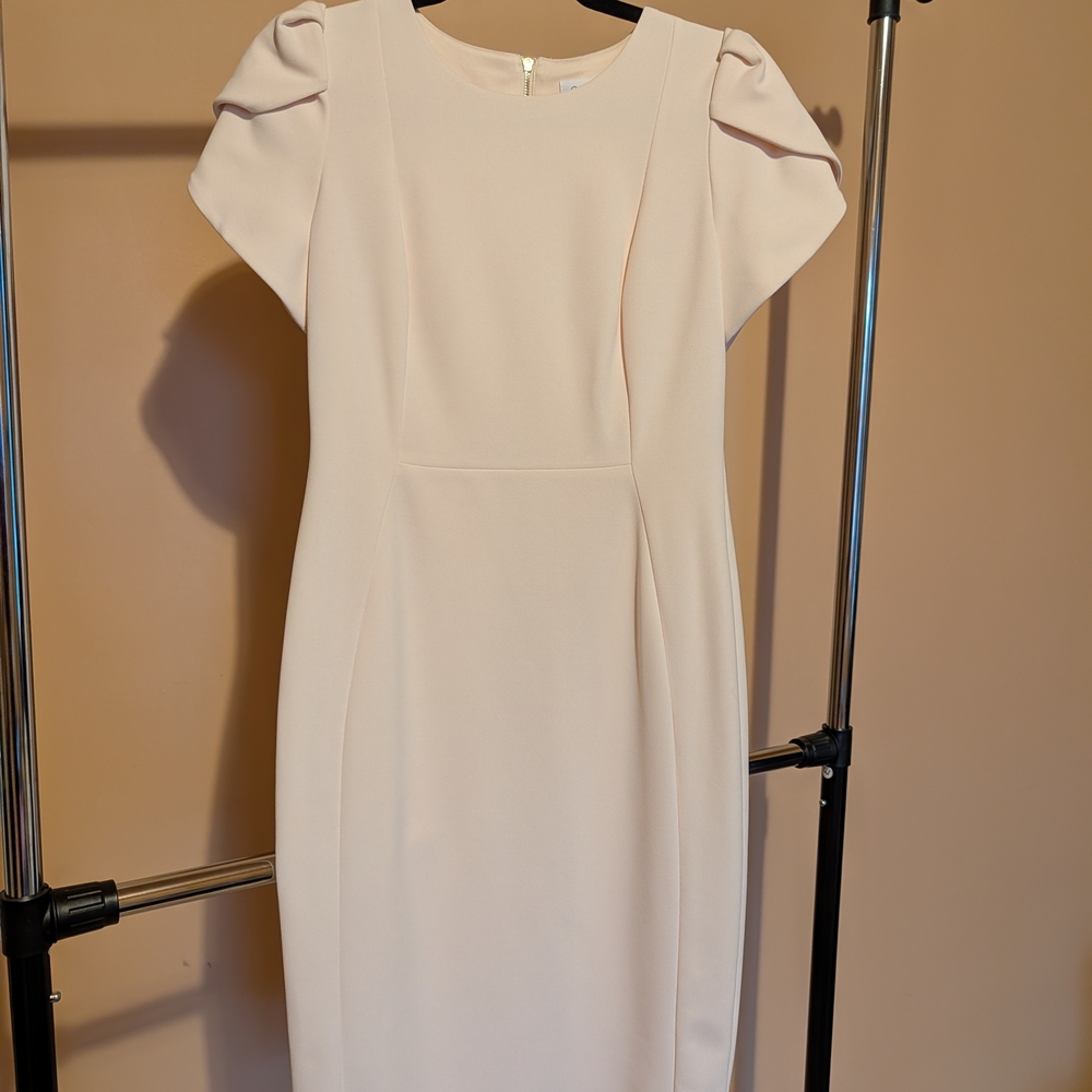 Calvin Klein Soft Pink Midi Dress